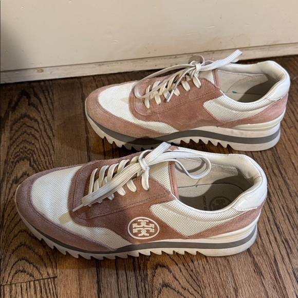 Tory Burch Blush and Cream Sneakers - Picture 3 of 5